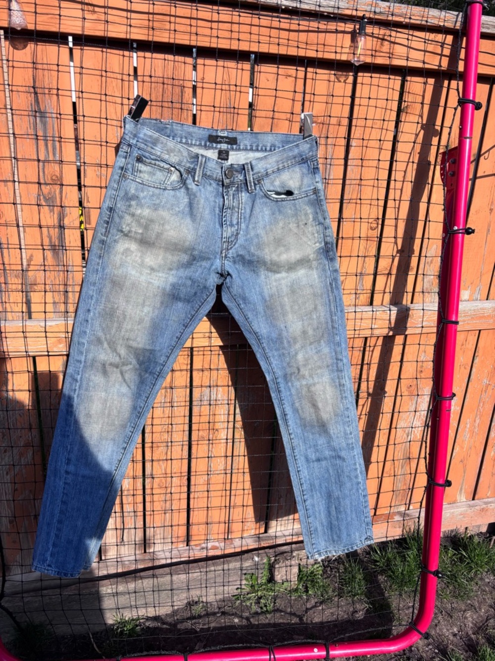 Men's Sean John Light Blue Washed Denim Jeans